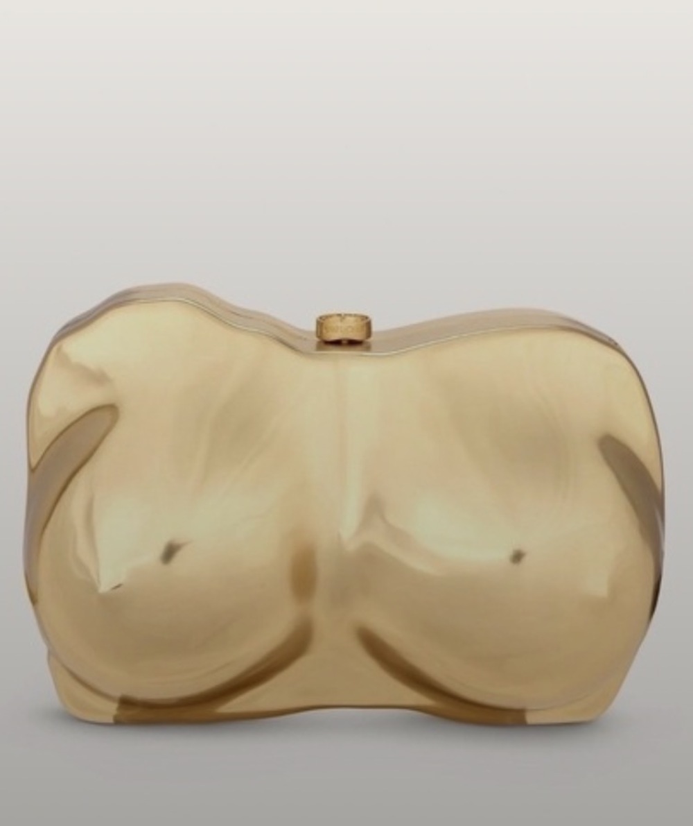 NWT Cult Gaia Reina Clutch in Brushed Brass $898